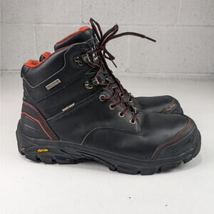 Helly Hansen Workwear Men's Black/Orange Bergen 6" Steel Toe Boots - 11